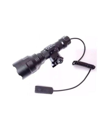 Linterna Tactica C8 Con pulsador