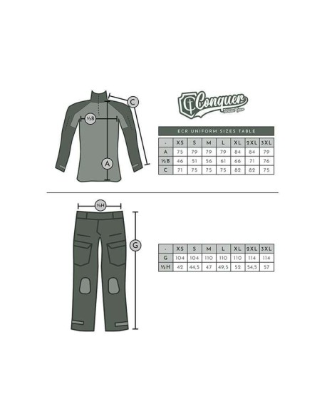 Uniforme ECR Multicam Black - CONQUER