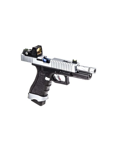 Pistola EU7 Silver RMR Full Metal - Vorsk