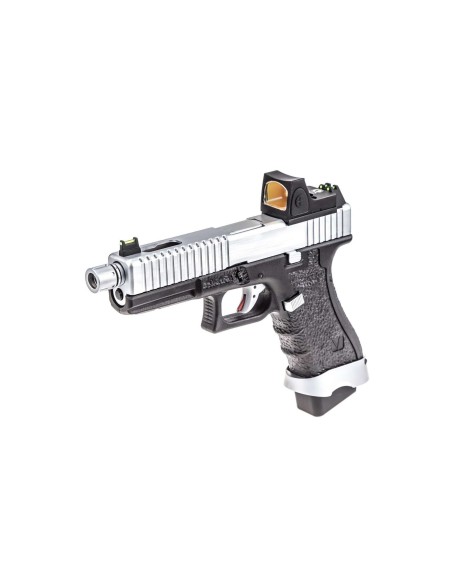 Pistola EU7 Silver RMR Full Metal - Vorsk