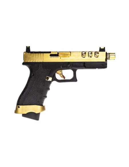 Pistola EU7 Tactical Gold Full Metal - Vorsk