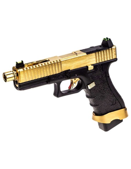 Pistola EU7 Tactical Gold Full Metal - Vorsk