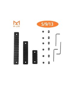 Railes M-lok 5/9/12 Negros