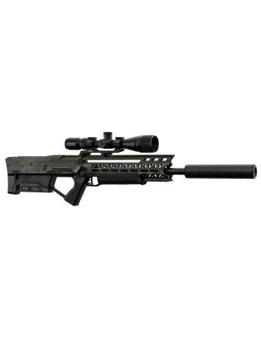 Silenciador 40x200mm PC1 Carbon - Negro