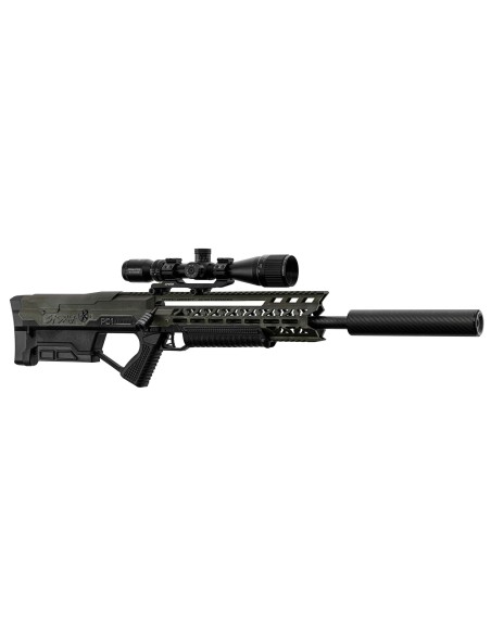 Silenciador 40x200mm PC1 Carbon - Negro