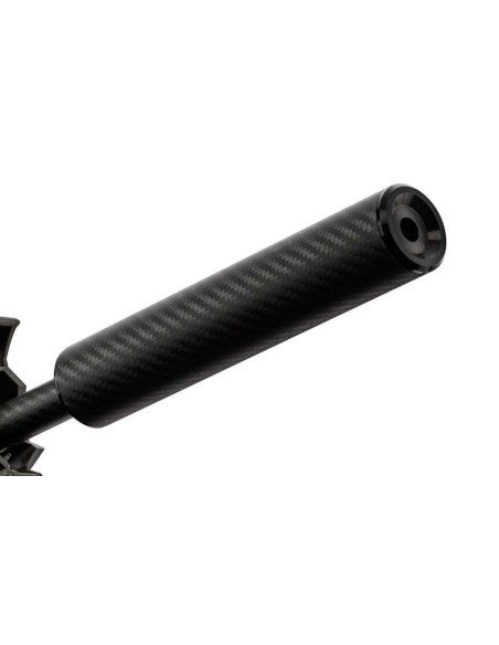 Silenciador 40x200mm PC1 Carbon - Negro