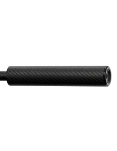 Silenciador 40x200mm PC1 Carbon - Negro