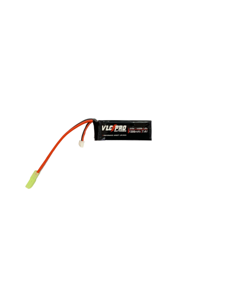Bateria Lipo 7.4v -1300 mAh - 25/50C - Petaca - VLC PRO