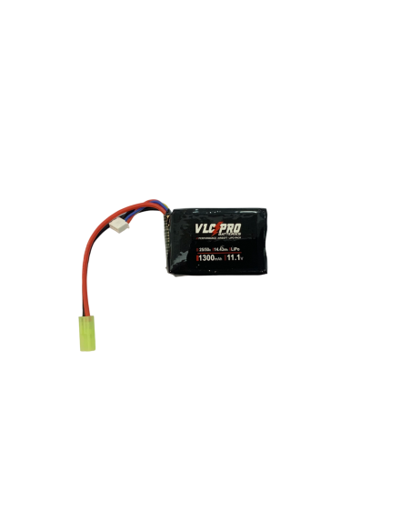Batería Lipo 11.1v -1300 mAh - 25/50C Petaca - VLC PRO