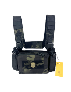 Micro Chest Rig Multicam Black - Conquer 2