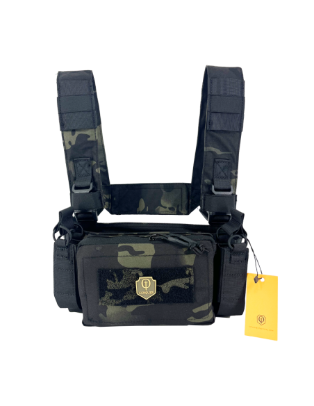 Micro Chest Rig Multicam Black - Conquer