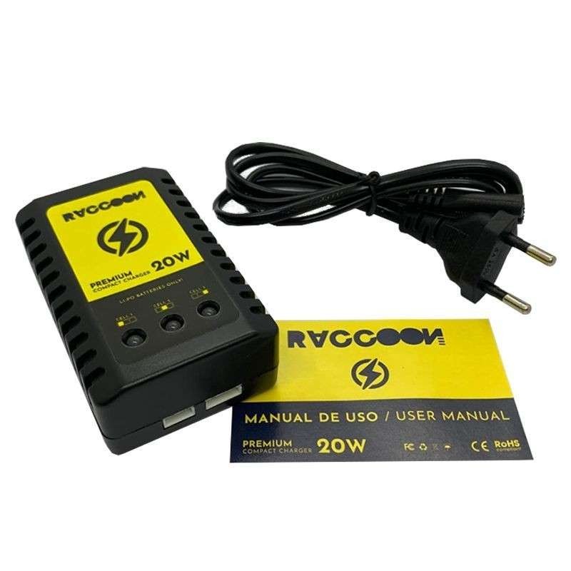 Cargador Batería Lipo 20w - Raccoon