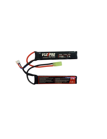Batería Lipo 7.4v - 1100 mah 25/50C Ta - VLC PRO