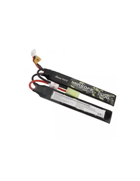 Bateria Lipo 7.4 - 1300 mah 25c - Nunchuck - GENS ACE