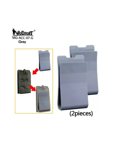 Plastic insert for M4 mag - Grey (2PCS)