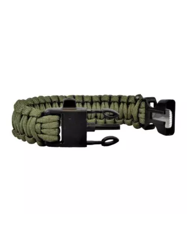 BRACCIALETTO SURVIVAL NERO (WO-SL42B)