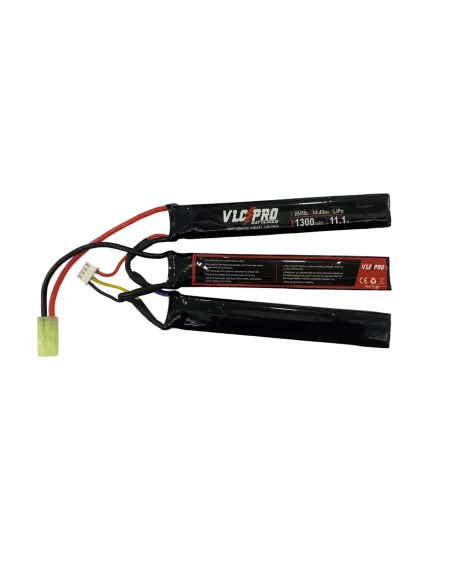 Bateria Lipo 11.1v -1300 mAh - 25/50C - Nunchuck - VLC PRO