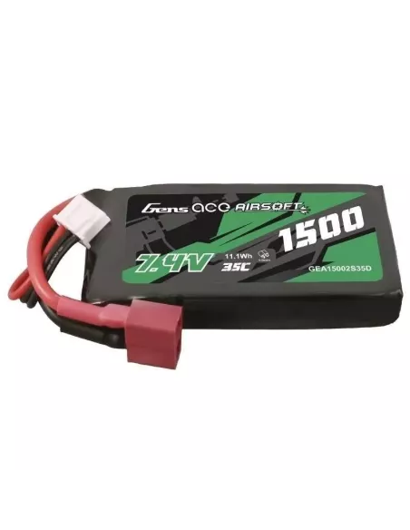 Bateria Lipo 7.4 - 1500 mah 25c - GENS ACE