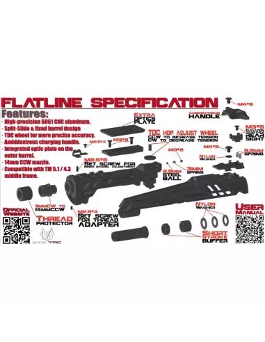 Corredera Hi-Capa 5.1 Flatline Split - CTM
