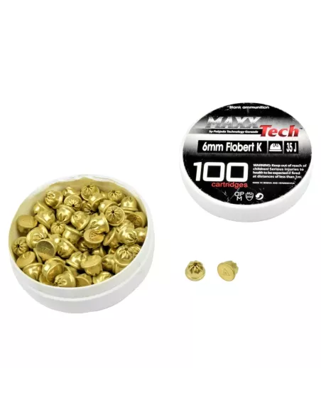 Cartucho Fogueo 6mm  Flobert K - Maxx Tech