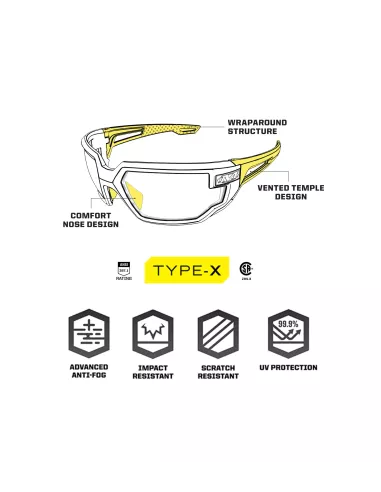 Gafa Protección Type X - Mechanix