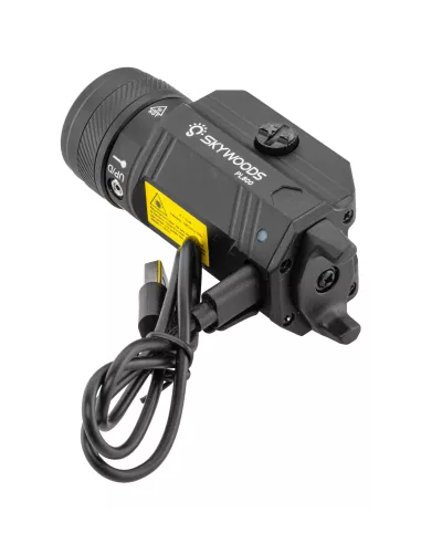 Linterna Pistola con laser PL800 - Skywoods
