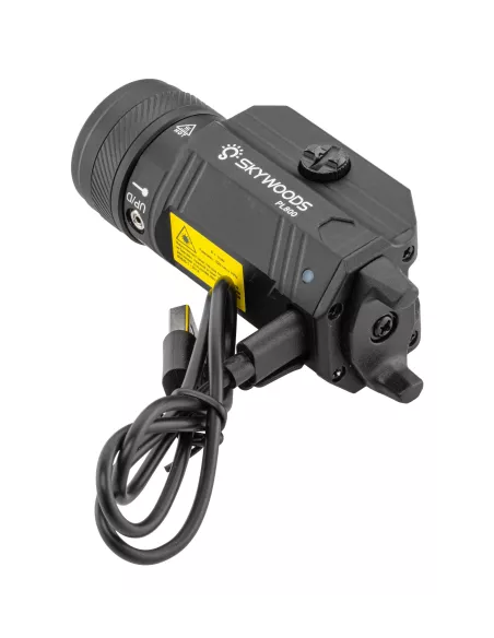 Linterna Pistola con laser PL800 - Skywoods