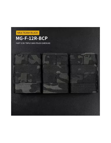 Porta Cargador Triple Rígido MCBK - WS