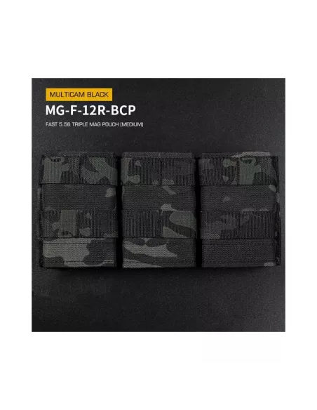 Porta Cargador Triple Rígido MCBK - WS
