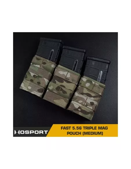 Porta Cargador Triple Rígido MCBK - WS