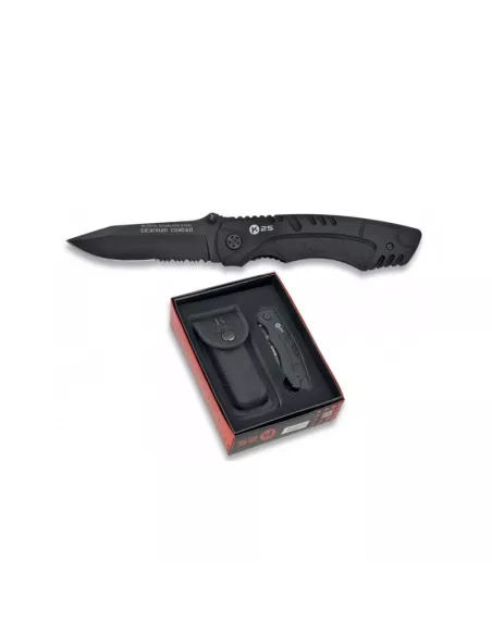 Navaja tactica con sierra - 8 cm - K25