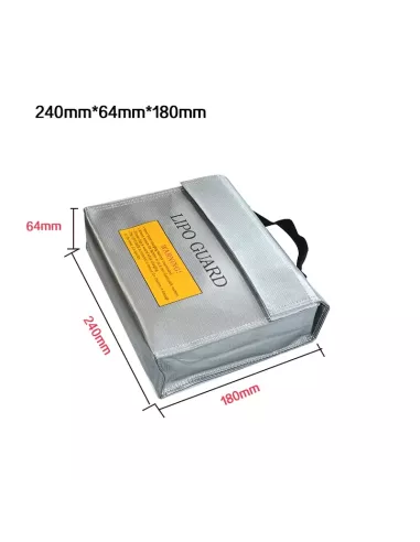 Bolsa Ignifuga Seguridad 65x180x240mm - ImaxRc