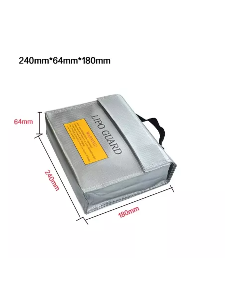 Bolsa Ignifuga Seguridad 65x180x240mm - ImaxRc