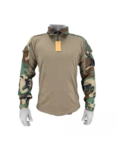 Camiseta Combate DLX Woodland - Conquer