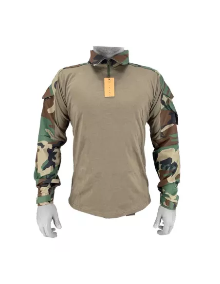 Camiseta Combate DLX Woodland - Conquer