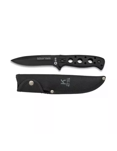 Cuchillo Tactico K25 con funda - 12 cm