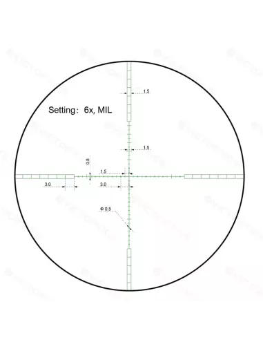 Visor LPVO S4 1.5-6x28 - Vector Optics