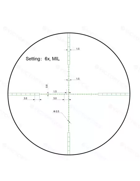 Visor LPVO S4 1.5-6x28 - Vector Optics