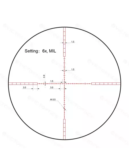 Visor LPVO S4 1.5-6x28 - Vector Optics