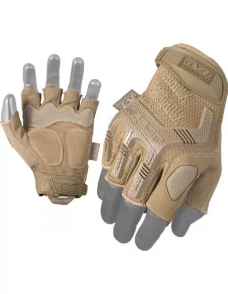 Guantes M-Pact Dedos Cortados Coyote - Mechanix