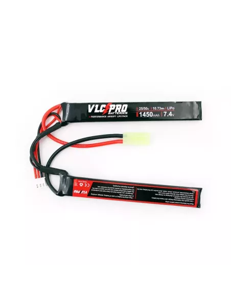 Batería Lipo 7.4v 1450mAh 25/50c - VLC Pro