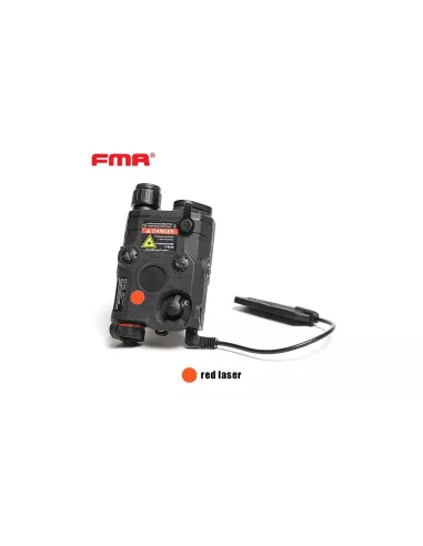 AN/PEQ-15 Linterna Led+Laser Rojo+IR