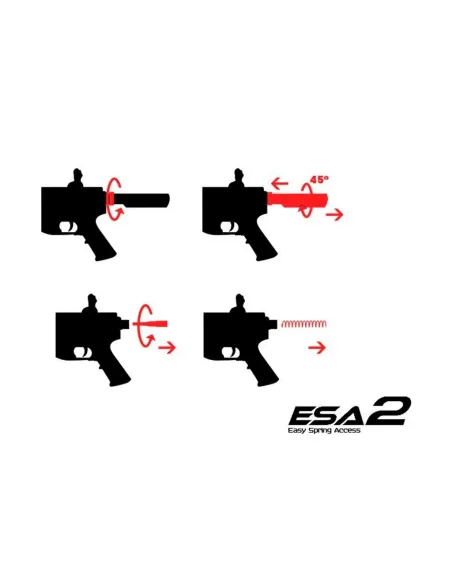 Fusil 416 SA-H20 Edge 2.0 Negro Hal ETU - Specna Arms