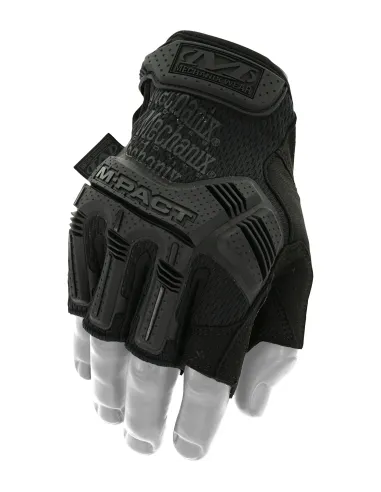 Guantes M-Pact Dedos Cortados Negro - Mechanix