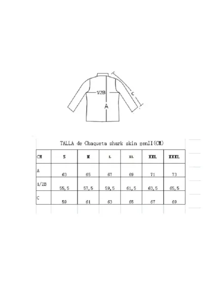 Chaqueta Softshell Gen II Negra