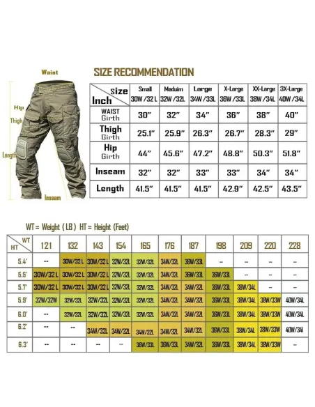 Pantalón Combate G3M Tiger- Conquer