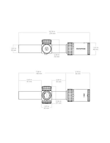 Visor LPVO S10 1-10x24