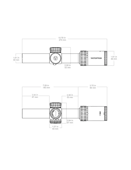 Visor LPVO S10 1-10x24