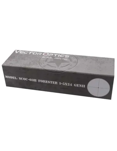 Visor LPVO Forester 1-5x24 SFP Gen II - Vector Optics