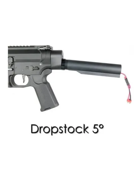 Dropstock M4 AEG - Negro - 3D6